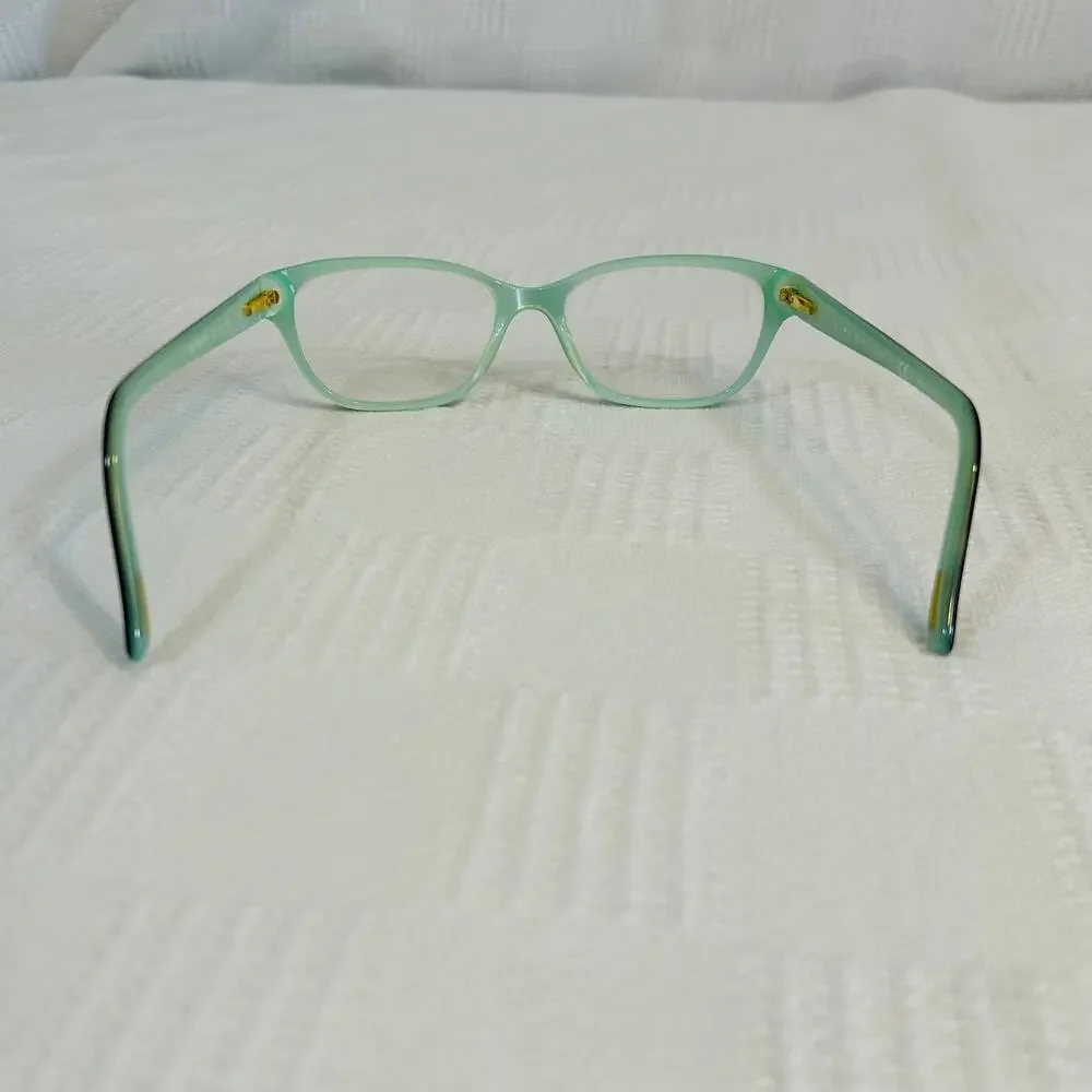 Ralph Lauren RA 7020 601 Eyeglasses Frame 52-16-135 Tortoise/Light Blue & Case